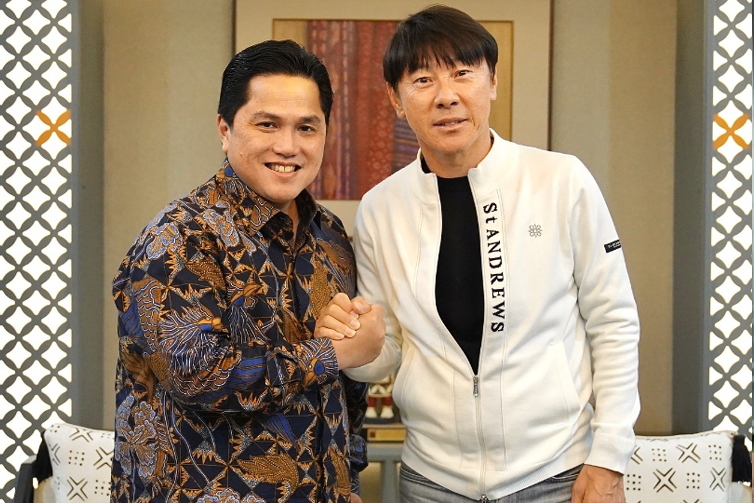 STY Bertemu Erick Thohir: Piala Dunia Target Utama STY Bertemu Erick Thohir: Piala Dunia Target Utama